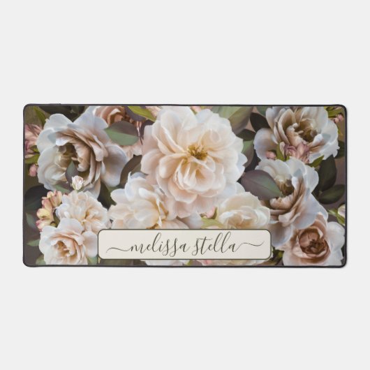 Modern Bold Floral Magnolia | Girly Gift Bureaumat (Voorkant)