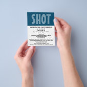Modern Bold, Fotografie, Fotografe Hire Flyer (Hand)