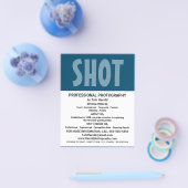 Modern Bold, Fotografie, Fotografe Hire Flyer (Enkel)