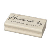 Modern Bold Handgeschreven kalligrafie "Handmade b Rubberstempel (Stempel)