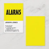 Modern Bold, het Visitekaartje van de Dienst van d (Voorkant / Achterkant)