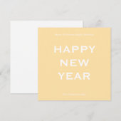 Modern Bold Holiday Card | Custom Text Minimalist  Feestdagenkaart (Voorkant / Achterkant)