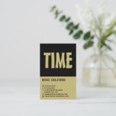 Modern Bold, Horoloog Visitekaartje (Staand voorkant)