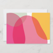 Modern Bold Kleurrijke Typografie Happy Vaderdag Kaart (Achterkant)