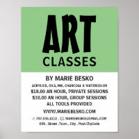Modern Bold, kunstleraar, kunstklasse Adverteren