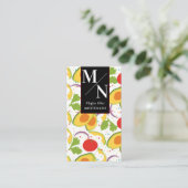 Modern Bold Nutritionist Salade Gezond Visitekaartje (Staand voorkant)