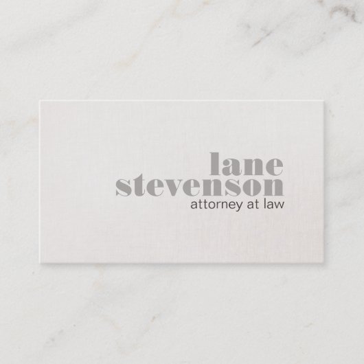 Modern Bold Police Attorney Carte de visite (Devant)