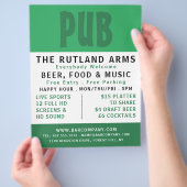 Modern Bold, Pub/Brewery Adverteren Flyer (Hand)