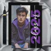 Modern Bold Typography Afstuderen aangekondigd Kaart