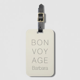 MODERN BON VOYAGE TRAVELER VANILLA CREAM BAGAGELABEL
