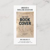 Modern Book Launch Author Marketing QR Code Visitekaartje (Voorkant)