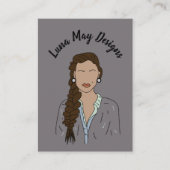 Modern Boss Woman Sieraden Display Visitekaartje (Voorkant)