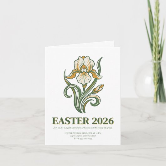 Modern Botanical Easter Blessings (Voorkant)
