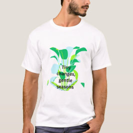 Modern Botanical Leaf  T-shirt