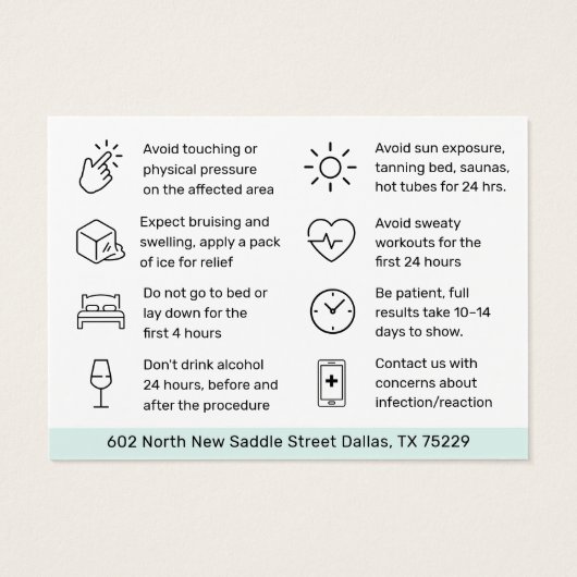 Modern Botox Injection Aftercare (Dos)