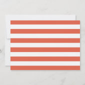 Modern Bowling Blue en red Birthday Party Kaart (Achterkant)