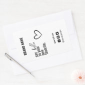 Modern Box Seal Verpakking Label Cut Sticker (Envelop)