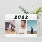 Modern Boy Class of 2022 Photo High School (Staand voorkant)