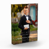 Modern Boy First Heilige Commune Afbeelding Fotoblokken (Links)