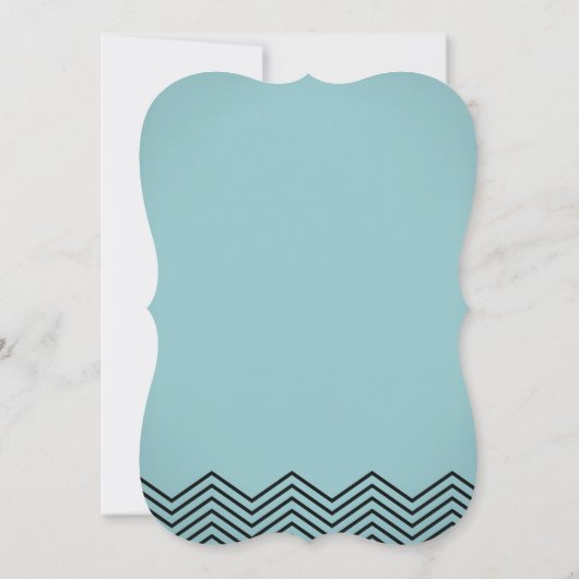 Modern Boy Little Man snor TWINS Baby shower Kaart (Achterkant)