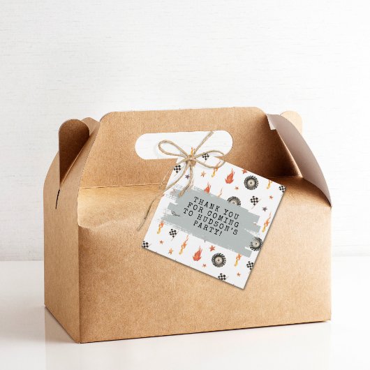  Modern Boys Trucks Racing Checkers Bedankjes Labels