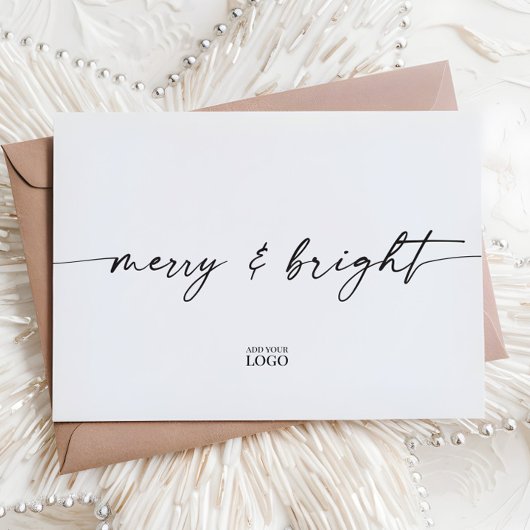 Modern Branded Holiday Christmas Kaart