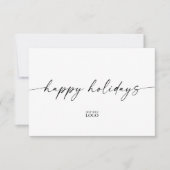 Modern Branded Holiday Kaart (Voorkant)