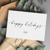 Modern Branded Holiday Kaart