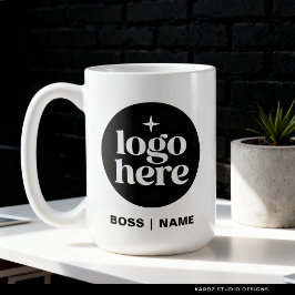 Modern Branded Logo Employee Coffee Mug Koffiemok