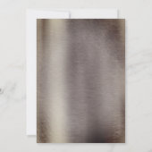 Modern Brass Texture Save The Date (Achterkant)