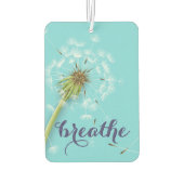 Modern BREATHE Script Paardenbloem Blauw Luchtverfrisser (Achterkant)