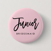 Modern Bridal Junior Bridesmaid Ronde Button 5,7 Cm (Voorkant)
