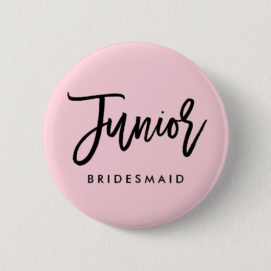 Modern Bridal Junior Bridesmaid Ronde Button 5,7 Cm (Voorkant)