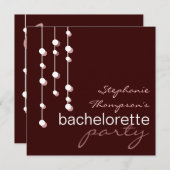 Modern Bride Bachelorette Kaart (Voorkant / Achterkant)