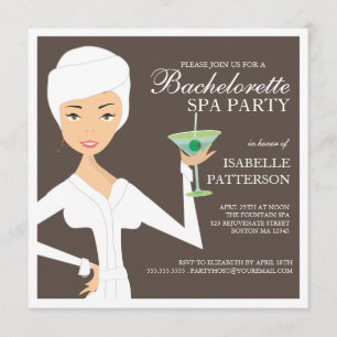 Modern Bride Bachelorette Spa Kaart