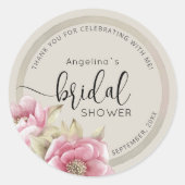 Modern Bride Shower Sticker  (Voorkant)