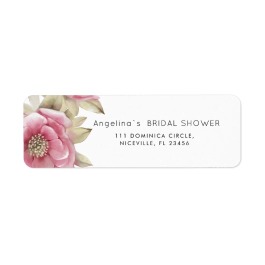Modern Bride Shower Sticker (Voorkant)
