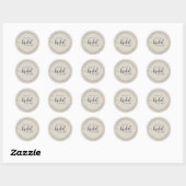 Modern Bride Shower Sticker  (Feuille)