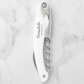 Modern Bridesmaid Minimalist Script Design Kurkentrekker (Achterkant)