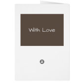 Modern Bright Flowers Bereavement/Get Well Kaart (Achterkant)