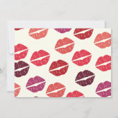 Modern Bright lips Galentine Day Card Kaart (Achterkant)