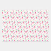 Modern Bright Multicolored Whimsical Christmas  Inpakpapier Vel (Voorkant)