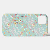 Modern Bright Romantisch patroon Case-Mate iPhone Case (Achterkant (horizontaal))