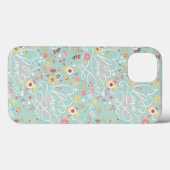 Modern Bright Romantisch patroon Case-Mate iPhone Case (Achterkant (horizontaal))