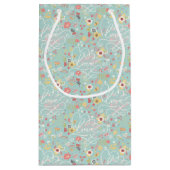 Modern Bright Romantisch patroon Klein Cadeauzakje (Achterkant)