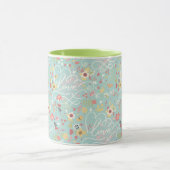 Modern Bright Romantisch patroon Mok (Midden)