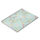 Modern Bright Romantisch patroon Notitieboek (Linkerzijde)