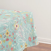 Modern Bright Romantisch patroon Tafelkleed (Voorbeeld)