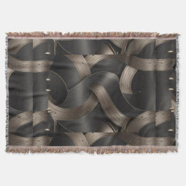 Modern Bronze Flow Luxury Masculine Accent Deken