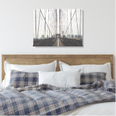 Modern Brooklyn Bridge Canvas Afdruk (Insitu (Slaapkamer))